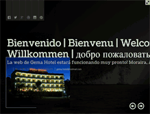 Tablet Screenshot of gemahotel.com